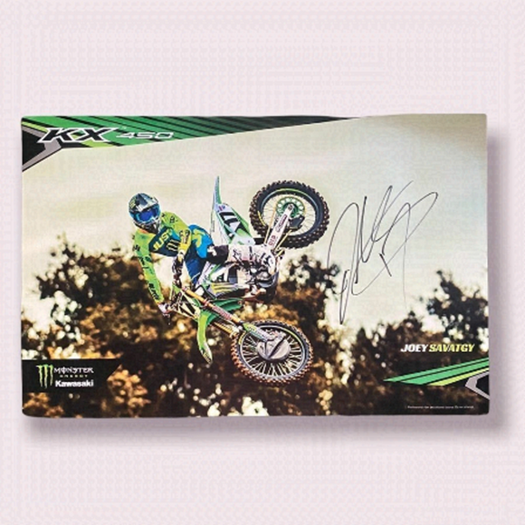 𝅺SIGNED JOEY SAVATGY POSTER - Picture 1 of 2